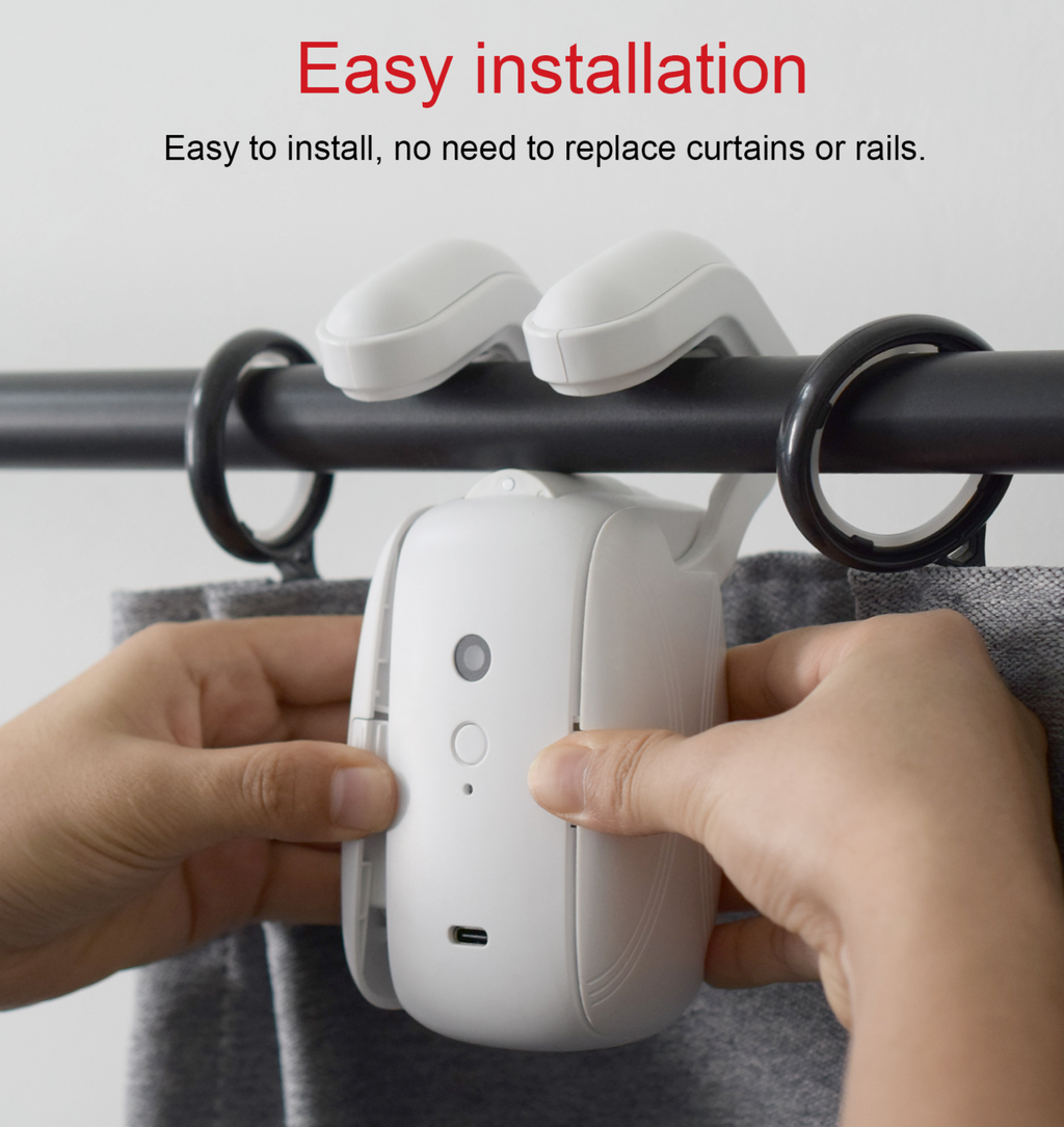 Smart Motorized Curtains - Tuya Electric Curtain Motor